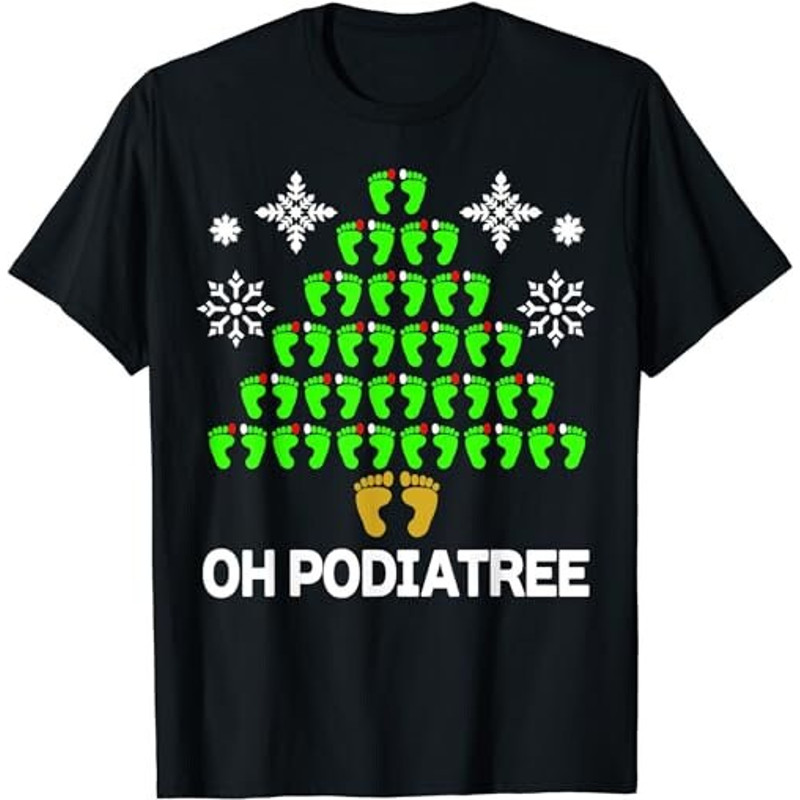 Funny Podiatry Christmas Tree Foot Podiatrist Idea  T-Shirt, Sweatshirt, Hoodie - 34964.jpg