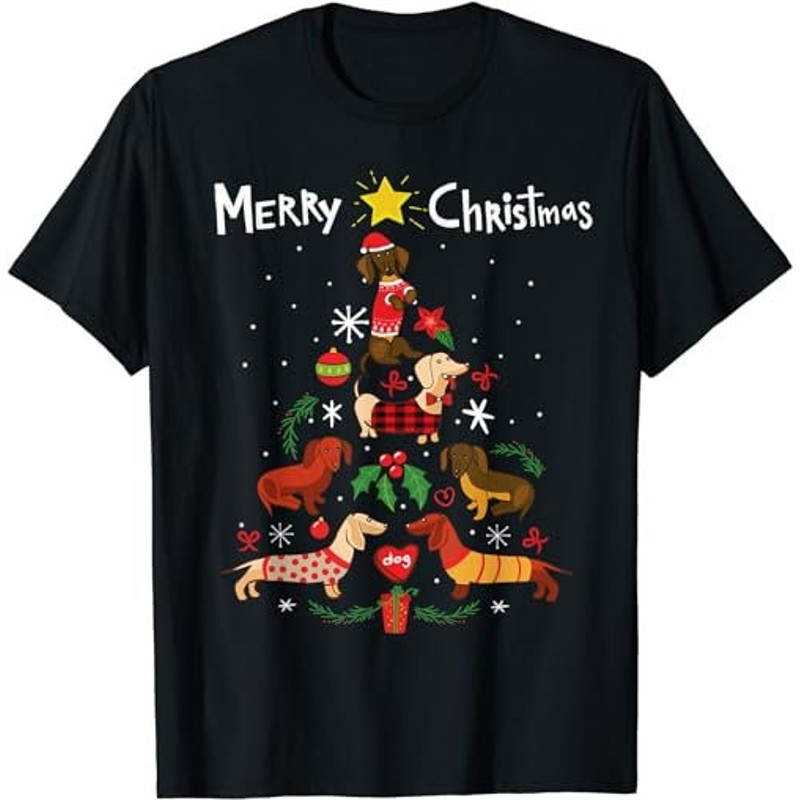 Funny Dachshund Christmas Tree Shirt Ornament Decor Gift  T-Shirt, Sweatshirt, Hoodie - 34929.jpg