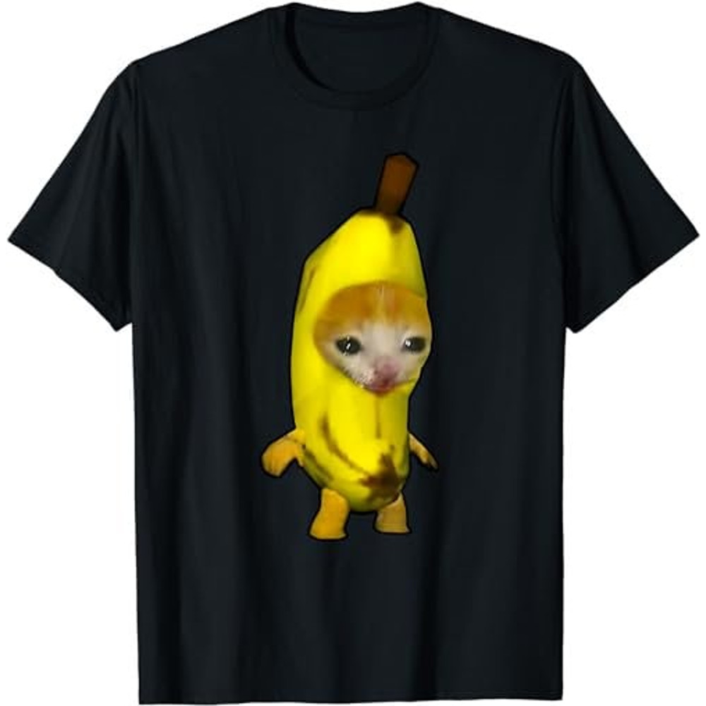 Cute Banana Cat Happy Bananacat Meme Kitty Cat Lovers Meme  T-Shirt, Sweatshirt, Hoodie - 35597.jpg