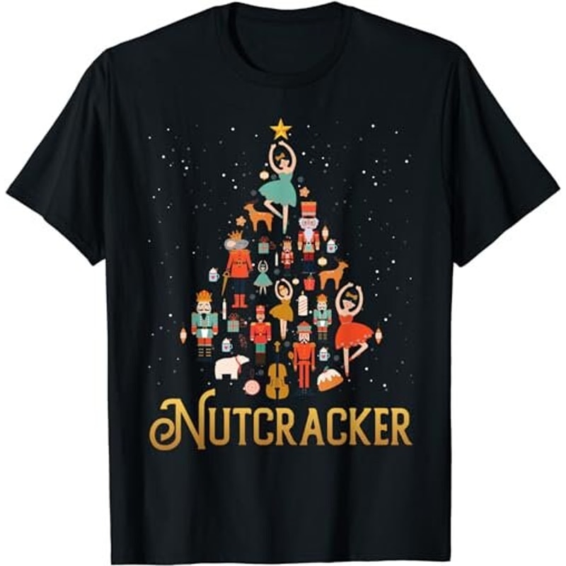 Funny Nutcracker Christmas Tree Cute Xmas Holiday Women Men T-Shirt, Sweatshirt, Hoodie - 34955.jpg