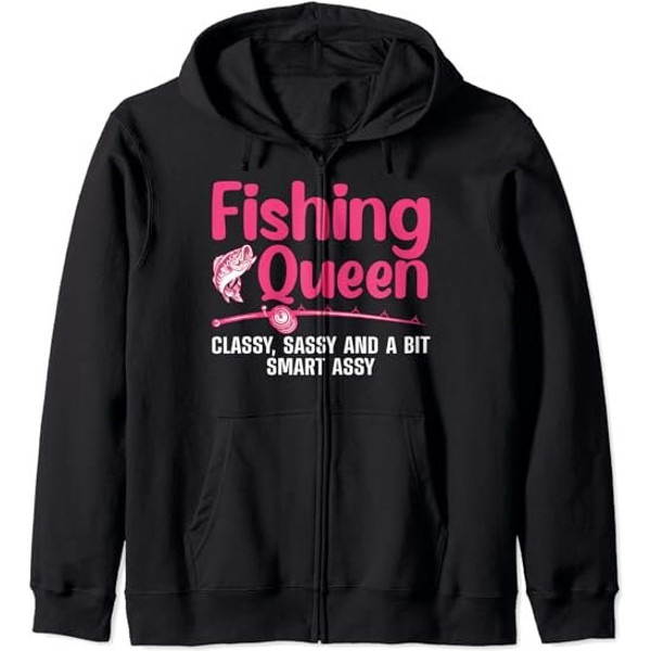 Funny Fishing Queen Design For Women Ladies Fishing Lovers Z - Inspire  Uplift