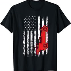 distressed rc car american flag racing racers patriotic unisex t-shirt