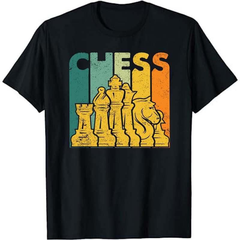 Retro Vintage Chess Birthday Gift Chess Player - Chess Geeks, Nerds & Fans T-Shirt.jpg
