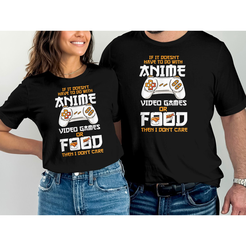 Anime Video Games Food T-Shirt Tee Shirt Top Women Men Christmas Gift Idea Geek Nerd Present Geeky Gamer Nerd Gift Present Social Gaming.jpg