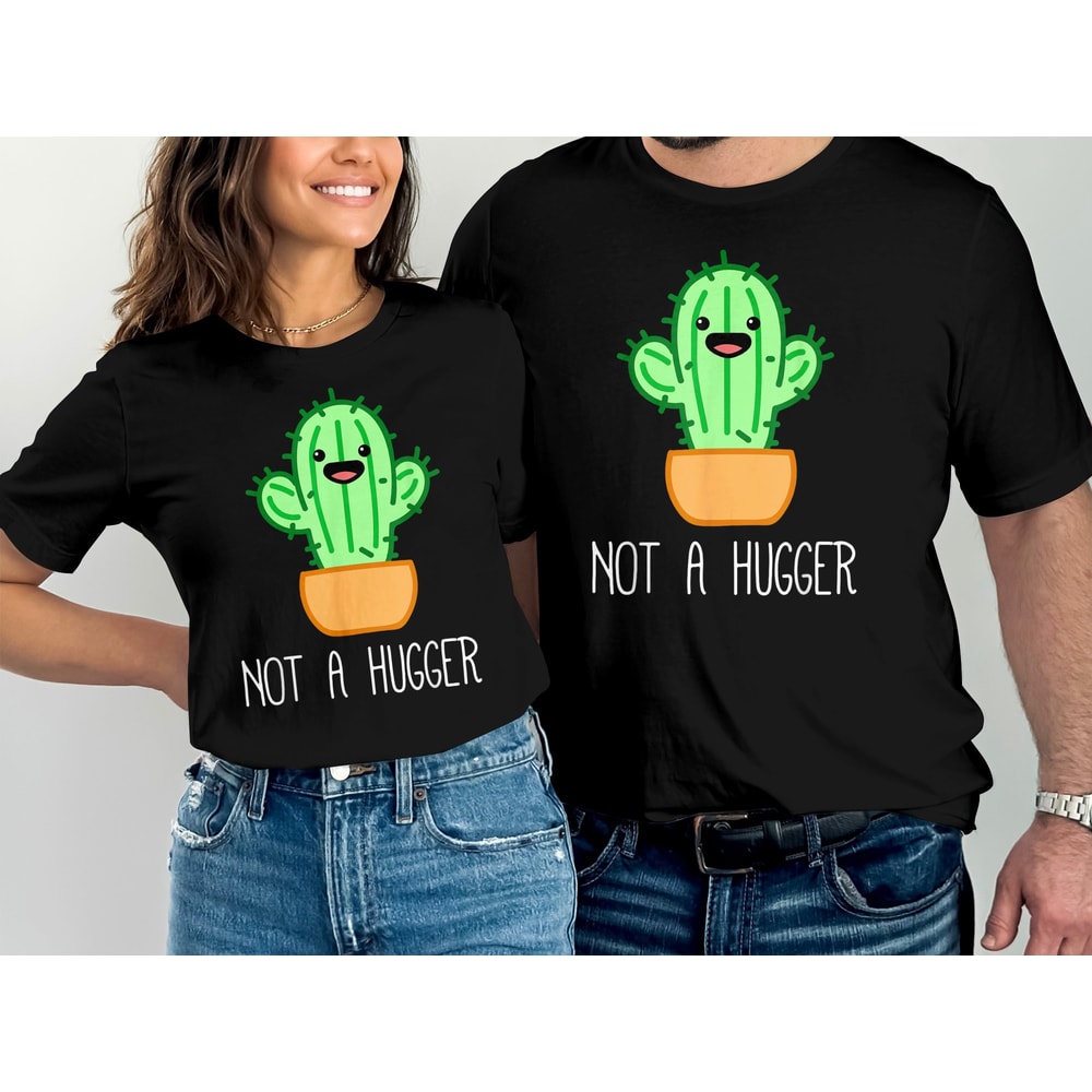 Not a Hugger Cactus _ Cute Kawaii Do Not Hug Meme T-Shirt Tee Shirt Women Men Youth Toddler Funny Cute Gift Idea Unisex.jpg