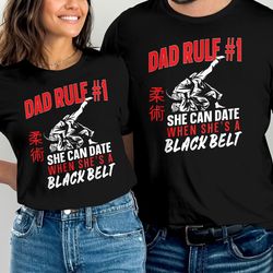 jiu jitsu dad father daughter t-shirt jiu jitsu dad jiu jitsu daughter jiu jitsu shirt martial arts dad, mma shirt jiuji