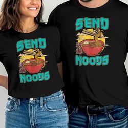 send noods ramen japanese t-shirt tees eat asian food chinese food ramen shirt weird shirts funny shirts japanese ramen