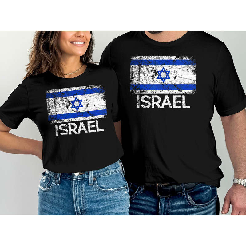 Israeli Flag Vintage Made In Israel Gift T-Shirt Men Women Kids Men Women Toddler Child Israeli Flag Shirt Gift for Him Her Israel Pride.jpg