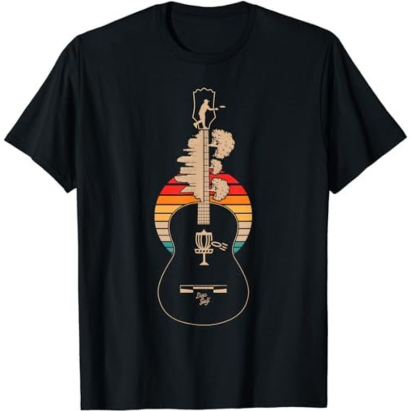 Disc Golf Flying Disc - Disc Golf Sunset Guitar T-Shirt, Sweatshirt, Hoodie - 43202.jpg
