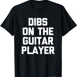 dibs on the guitar player tshirt funny saying cool guitarist t-shirt, sweatshirt, hoodie - 43199