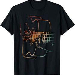 cool acoustic guitar for men women acoustic guitar player (1) t-shirt, sweatshirt, hoodie - 43156