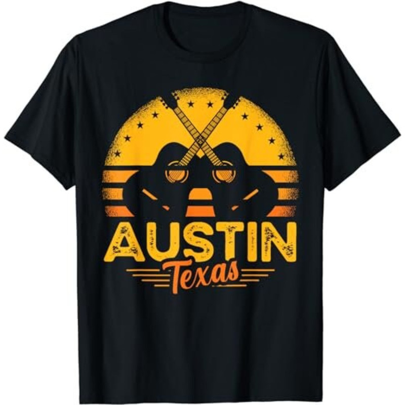 Retro Austin Texas Guitar Texas T-Shirt, Sweatshirt, Hoodie - 43662.jpg