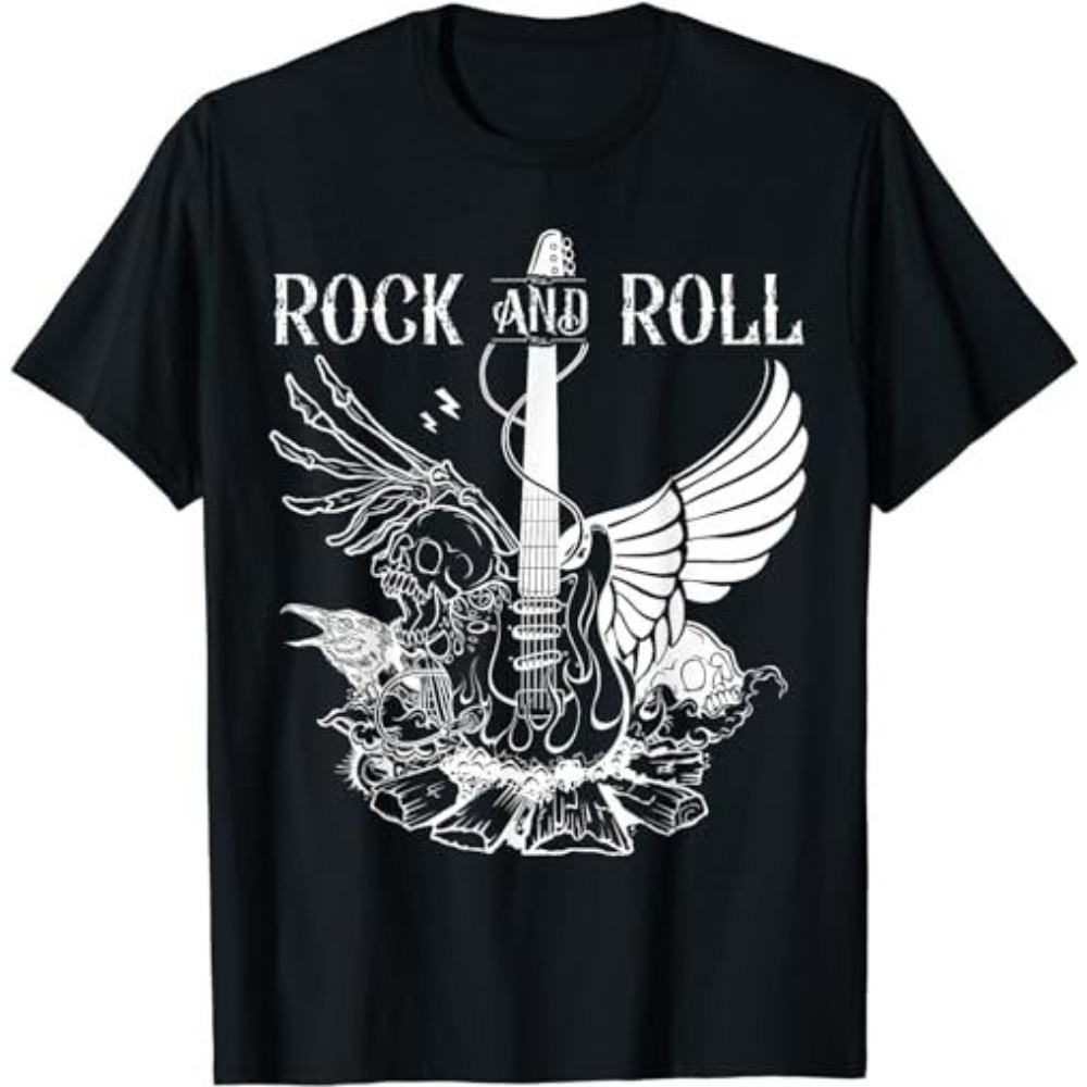 Rock And Roll Musical Instrument Guitar T-Shirt, Sweatshirt, Hoodie - 43708.jpg