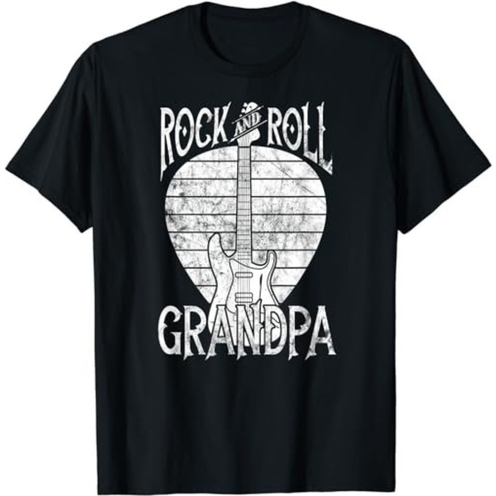 Rock n Roll Grandpa Vintage Guitar Player Gift T-Shirt, Sweatshirt, Hoodie - 43719.jpg