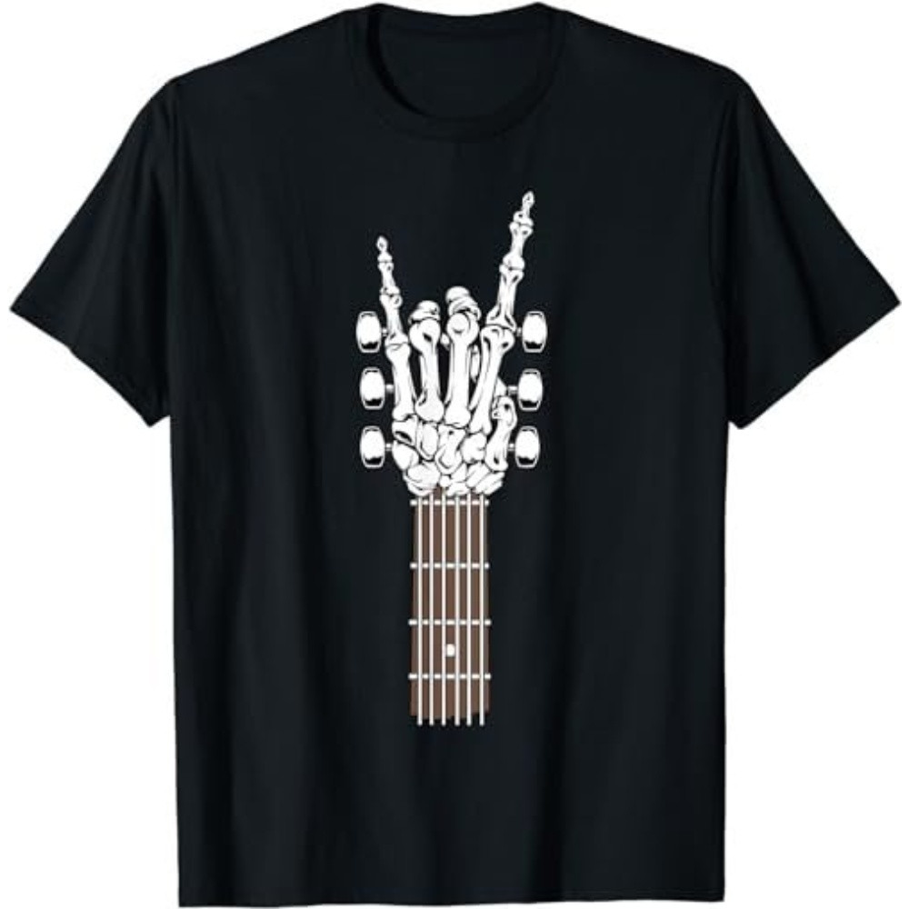 Skeleton Hand Playing Rock Guitar Guitarist Band Rockstar T-Shirt, Sweatshirt, Hoodie - 43760.jpg