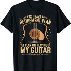 retirement plan shirt for guitar players retired grandpa dad  t-shirt, sweatshirt, hoodie - 43657