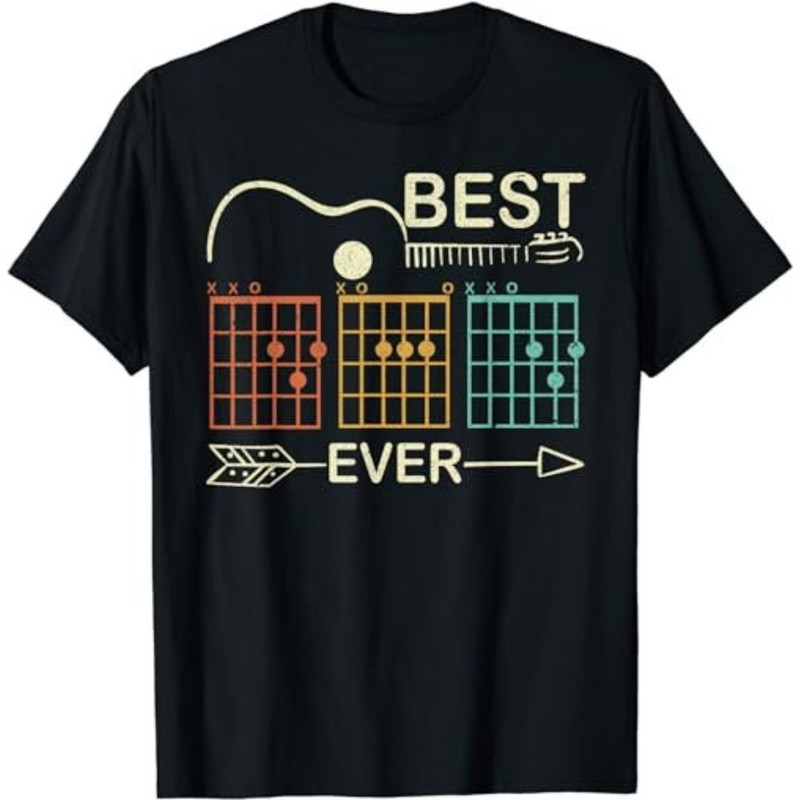 Retro Best Dad Ever D A D Chord Guitar Guitarist Fathers Day T-Shirt, Sweatshirt, Hoodie - 43666.jpg