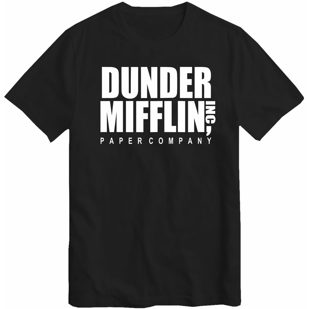 Dunder T Shirt Mifflin Paper Company Top Inc American Office TV Show T-Shirt.jpg