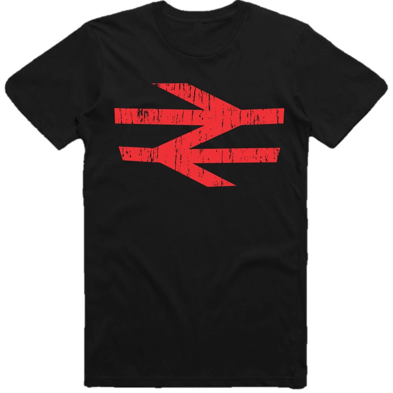 British Rail Logo T-Shirt As Worn by Damon Albarn Retro Arrows Railway Men Kids T Shirt Tee Top.jpg