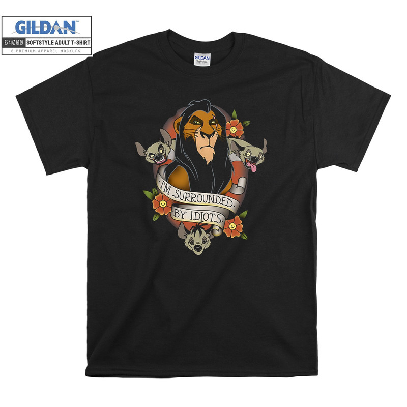 Surrounded By Idiots Scar The Lion T-shirt Hoody Kids Child Tote Bag Tshirt S-M-L-XL-XXL-3XL-4XL-5XL Gildan Oversized Men Women Unisex 6945.jpg