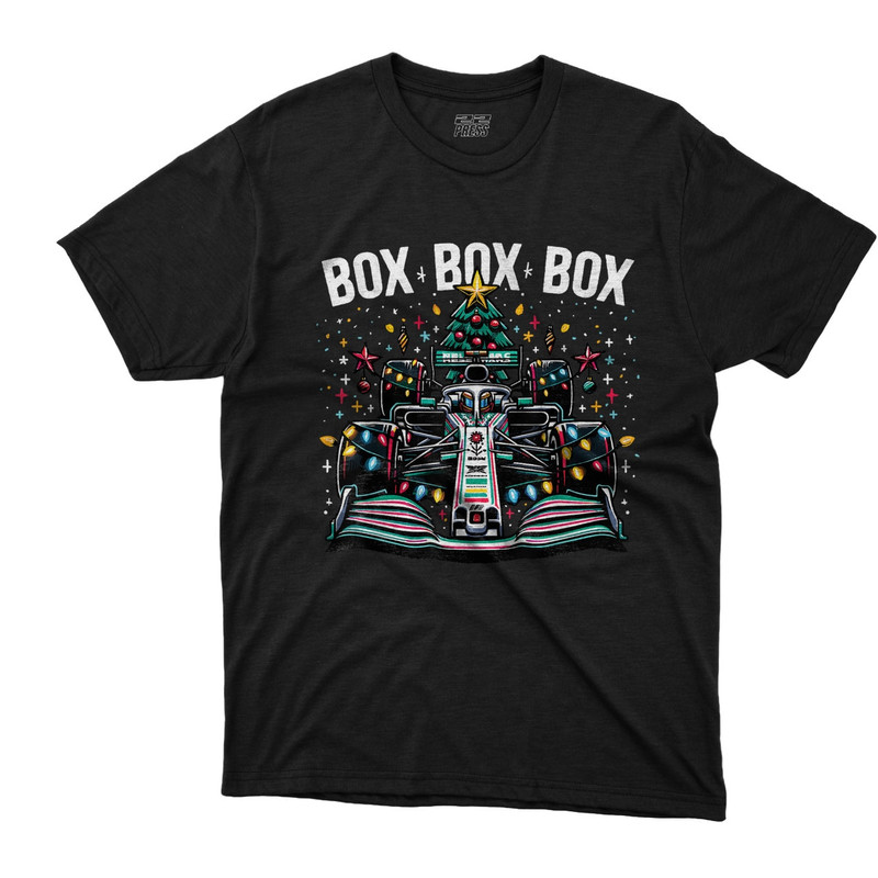 Formula 1 Christmas T-Shirt BOX! Christmas Festive Formula 1 Fan Present T-Shirt F1 Fan T-Shirt.jpg