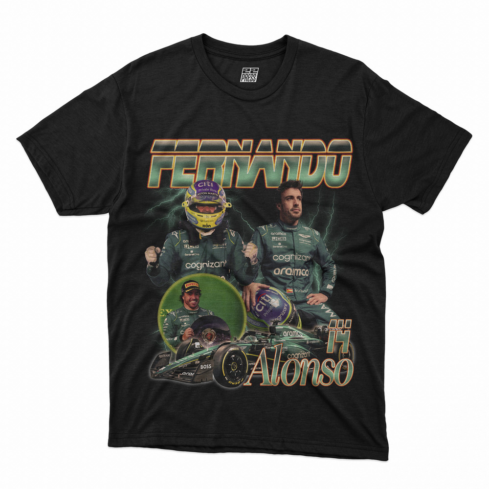 Fernando Alonso Graphic T-Shirt UNISEX Vintage Fernando Alonso Print Heavyweight T-Shirt Formula 1 T-Shirt.jpg