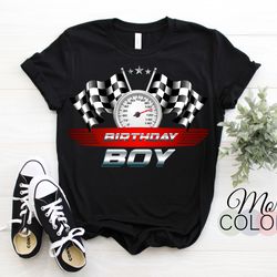 formula racing race car fan to pit box birthday boy t-shirt, auto sports lover shirts, gift formula pit crew outfit, dra