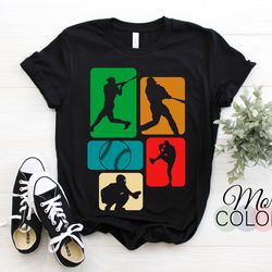 baseball player life positions t-shirt, gift for game sports fans coach players tshirt, birthday present, for mom dad, c