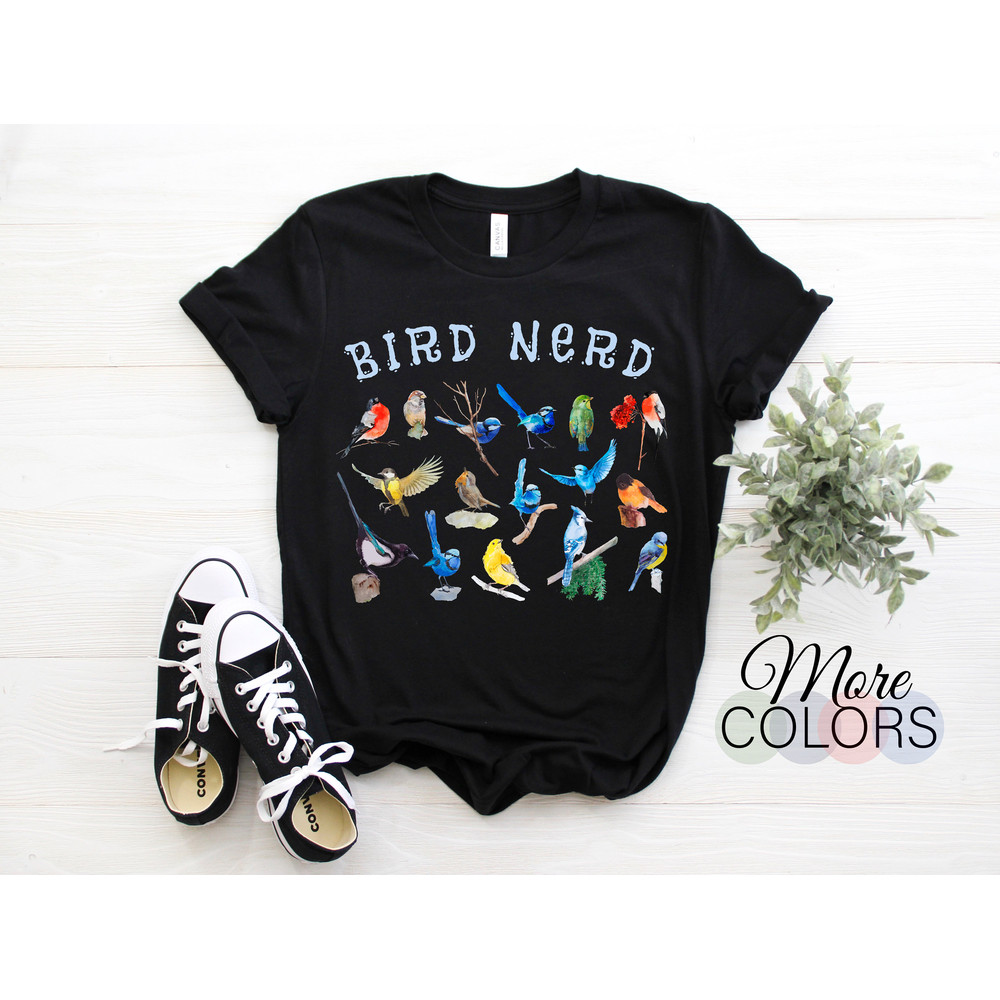Birds Bird Nerd Funny Watching Birdwatching Watcher Birthday Gifts T-Shirt, Birding Lover, Ornithologist, Study Of Birds Birder Birdie Shirt-1.jpg