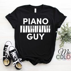 piano guy players musical pianist gift t-shirt, music instrument, pianists practice, students, instructor teacher, conce