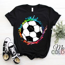 soccer sport game fans art coach player gifts t-shirt, professional league college, goal goalkeeper players practice tsh