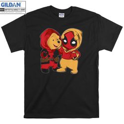 deadpool and pooh costume t-shirt hoody kids child tote bag tshirt s-m-l-xl-xxl-3xl-4xl-5xl gildan oversized men women u