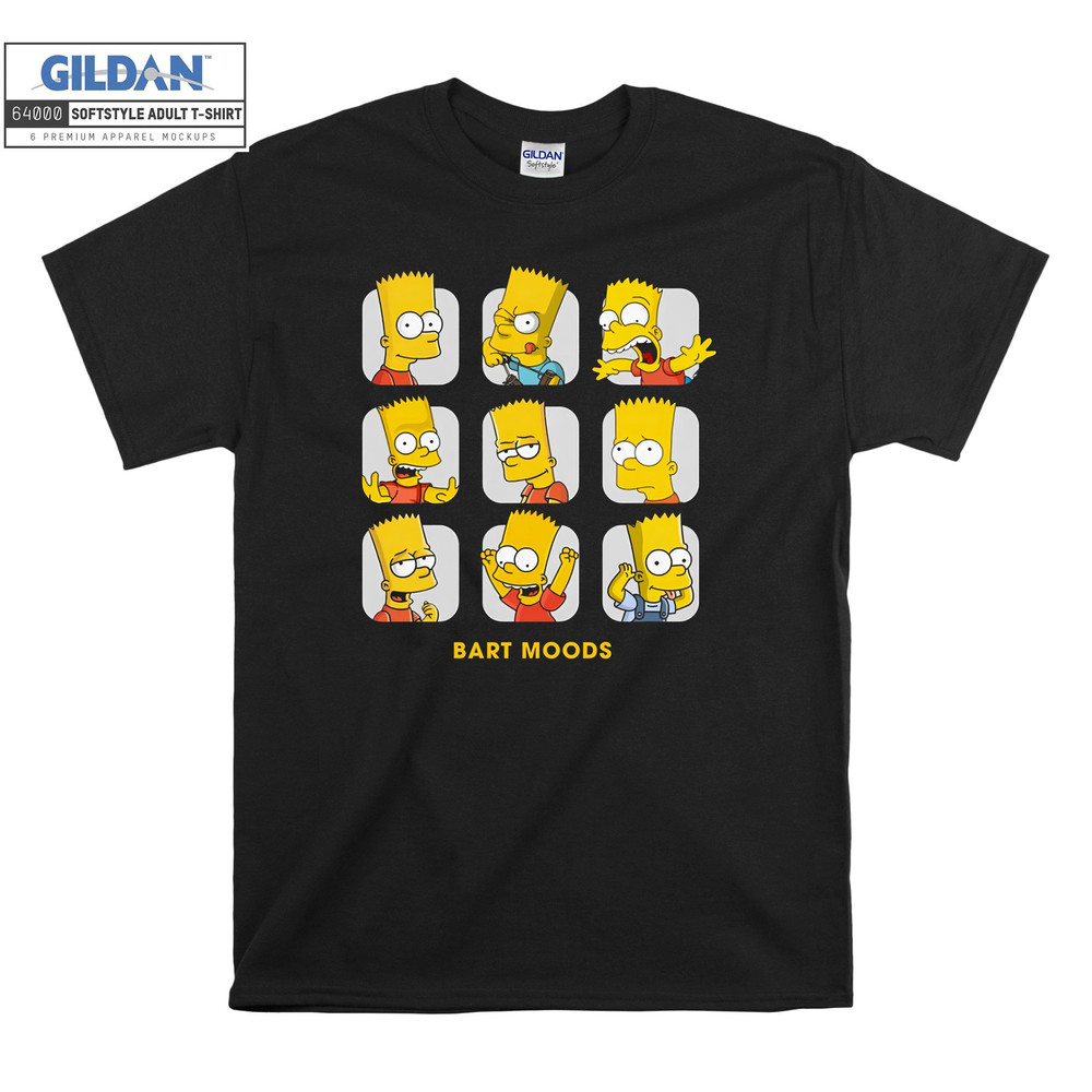 Bart Simpson Moods The Simpson T-shirt Hoody Kids Child Tote Bag Tshirt S-M-L-XL-XXL-3XL-4XL-5XL Gildan Oversized Men Women Unisex 6554.jpg