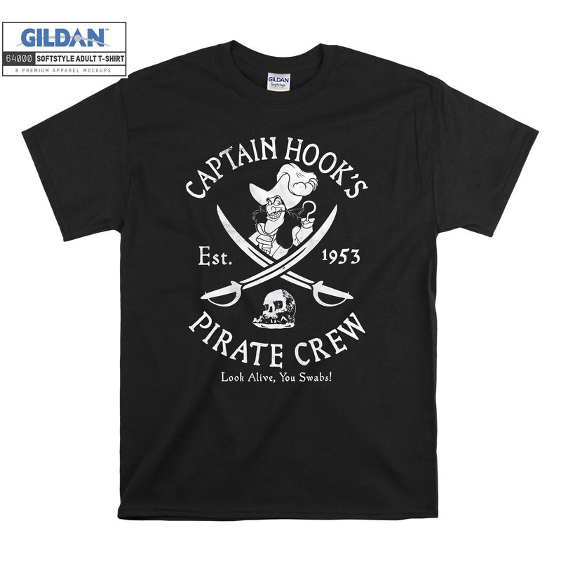 Captain Hooks Est 1953 Pirate Crew T-shirt Hoody Kids Child Tote Bag Tshirt S-M-L-XL-XXL-3XL-4XL-5XL Gildan Oversized Men Women Unisex 6584.jpg