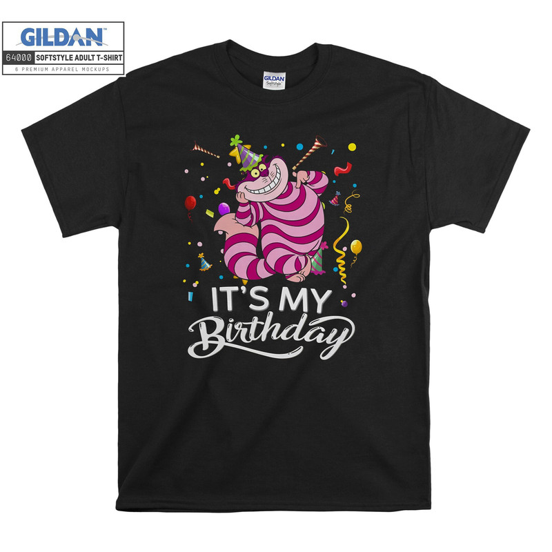Cheshire Cat It's My Birthday Alice T-shirt Hoody Kids Child Tote Bag Tshirt S-M-L-XL-XXL-3XL-4XL-5XL Gildan Oversized Men Women Unisex 6589.jpg