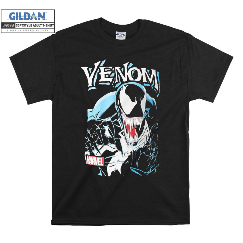 Marvel Venom Figure T-shirt Hoodie Kids Child Tote Bag Tshirt S-M-L-XL-XXL-3XL-4XL-5XL Gildan Oversized Men Women Unisex A684.jpg