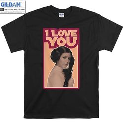 leia i love you iconic t-shirt hoody kids child tote bag tshirt s-m-l-xl-xxl-3xl-4xl-5xl gildan oversized men women unis