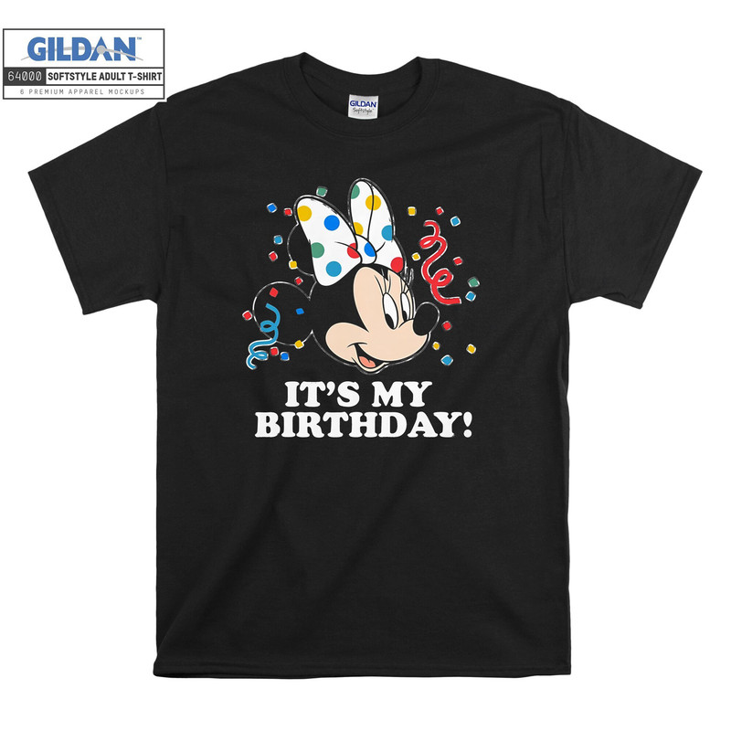 Minnie Mouse Big Face My Birthday T-shirt Hoody Kids Child Tote Bag Tshirt S-M-L-XL-XXL-3XL-4XL-5XL Gildan Oversized Men Women Unisex 7089.jpg
