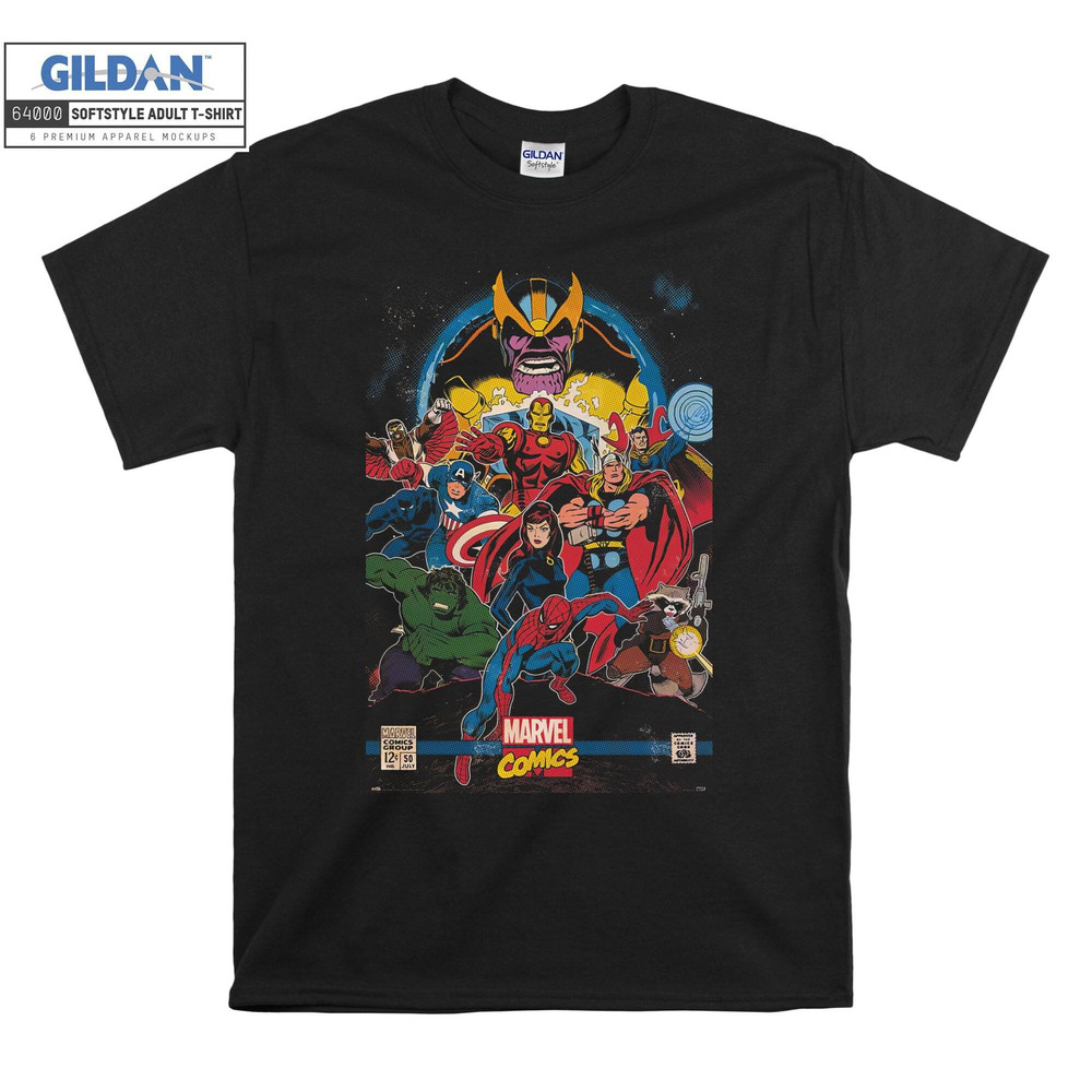 Marvel Comics Super Heroes Poster T-shirt Hoodie Kids Child Tote Bag Tshirt S-M-L-XL-XXL-3XL-4XL-5XL Gildan Oversized Men Women Unisex A721.jpg