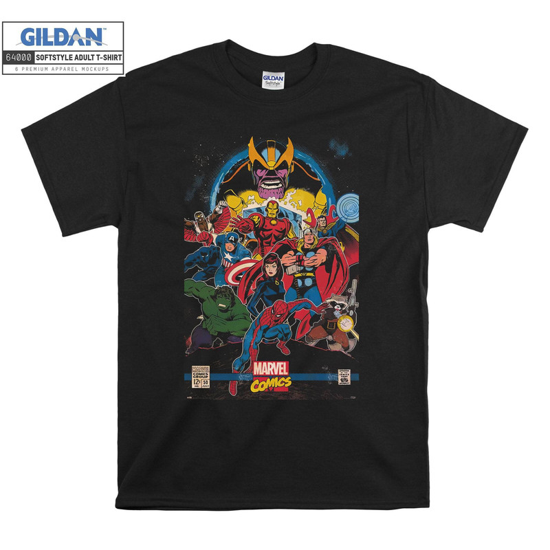 Marvel Comics Super Heroes Poster T-shirt Hoodie Kids Child Tote Bag Tshirt S-M-L-XL-XXL-3XL-4XL-5XL Gildan Oversized Men Women Unisex A721.jpg