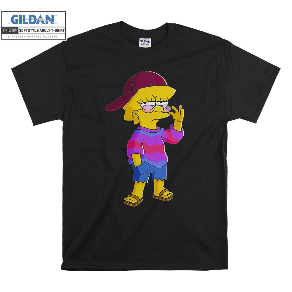Lisa Simpson Cute Pose The Simpsons T-shirt Hoody Kids Child Tote Bag Tshirt S-M-L-XL-XXL-3XL-4XL-5XL Gildan Oversized Men Women Unisex 6973.jpg