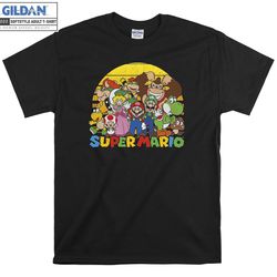 super mario gamer bros gaming t-shirt hoody kid child tote bag tshirt s-m-l-xl-xxl-3xl-4xl-5xl gildan oversized men wome