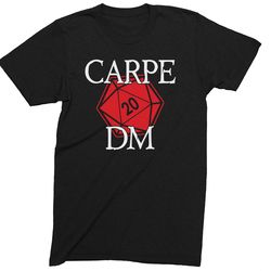 carpe dm dungeon master adults t-shirt novelty christmas gift present
