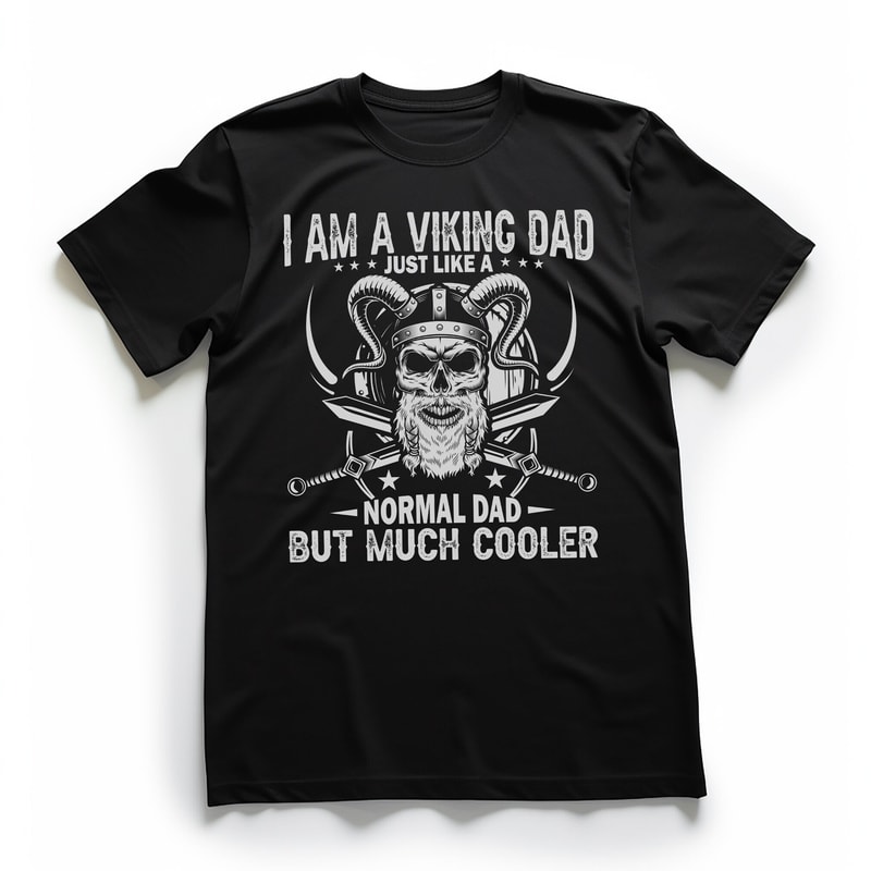I'm A Viking Dad T-Shirt Men's Viking Themed Shirt Norse God Tee Shirts Vikings Shirt Valhalla Viking T-Shirt Mens.jpg