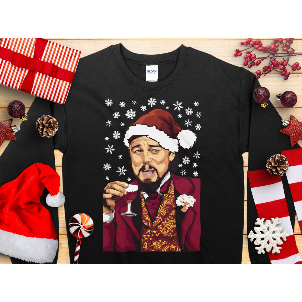 LEO MEME XMAS Jumper Sweater Men's & Women's Novelty Funny Christmas Sweatshirt Jumper Present Gift Fun Print Christmas Day.jpg