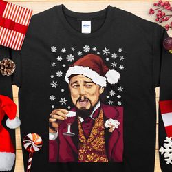 leo meme xmas jumper sweater men's & women's novelty funny christmas sweatshirt jumper present gift fun print christmas
