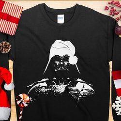 vader santa hat jumper sweater men's & women's novelty funny christmas sweatshirt jumper present gift fun print christm