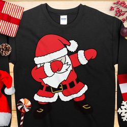 dabbing santa christmas jumper sweater men's & women's novelty funny christmas sweatshirt jumper present gift fun print