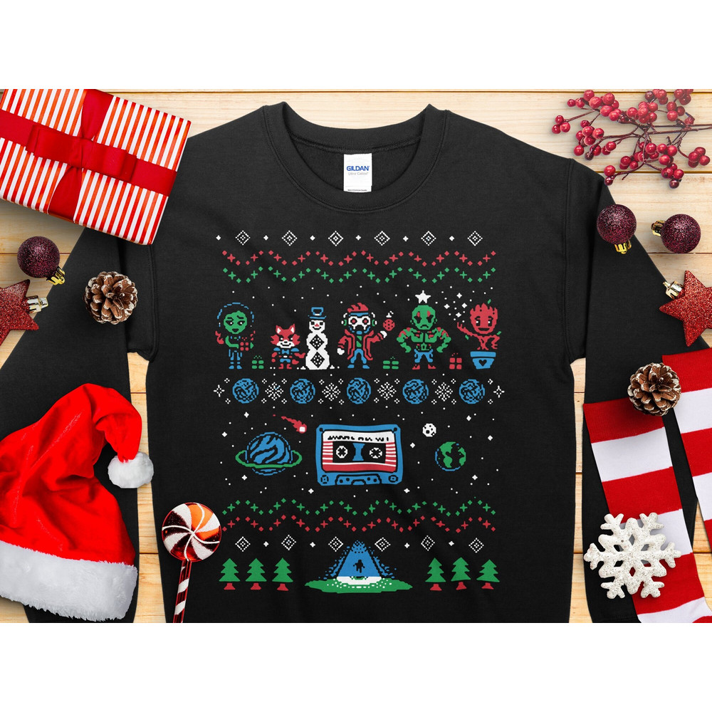 GUARDIAN GALAXY CHRISTMAS Jumper Sweater Men's & Women's Novelty Funny Christmas Sweatshirt Jumper Present Gift Fun Print Christmas Day.jpg
