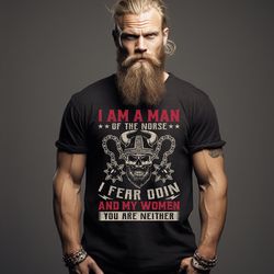 i only fear odin & my woman viking t-shirt men's viking themed shirt norse god tee shirts vikings shirt valhalla vik